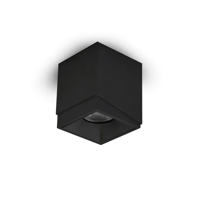 VONN Node 4" Surface Mounted LED Cube Downlight, Black VMCL001901D020BL — VONN Lighting LED Downlights  3000K