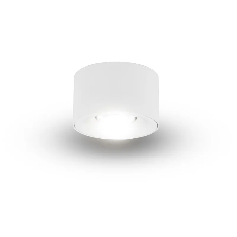 ONN Node 3.25" Low-Profile Surface Mounted LED Cylinder Downlight, White VMCL004601A008WH — VONN Lighting LED Downlights  3000K