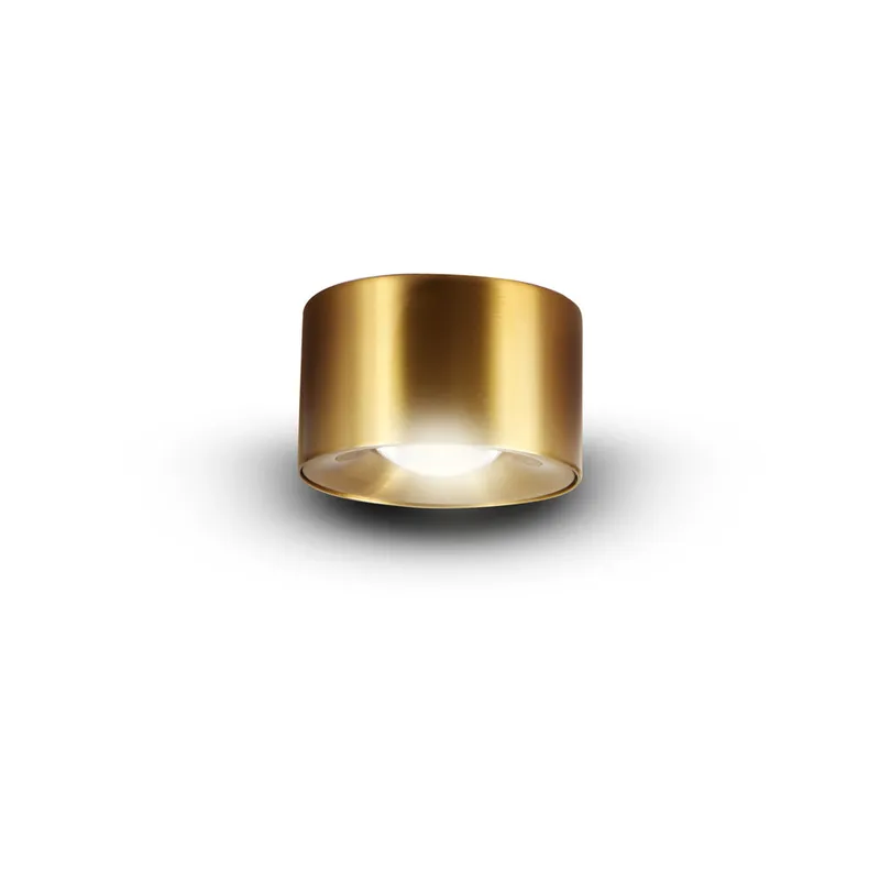 VONN Node 3.25" Low-Profile Surface Mounted LED Cylinder Downlight, Antique Brass VMCL004601A008AB — VONN Lighting LED Downlights  3000K