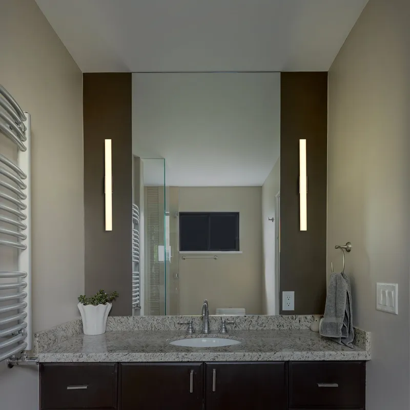 VONN Procyon VMW11200CH 24" Integrated AC LED ADA Compliant ETL Certified Bathroom Wall Fixture in Chrome — VONN Lighting LED Wall Lights  