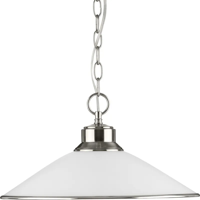 Opal Glass One-Light Pendant Light — Progress Lighting LED Landscape Lights  