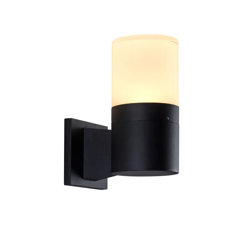VONN 9" Modern VOW1751BL 5-Watt ETL Certified Integrated LED Outdoor Wall Sconce in Matte Black — VONN Lighting LED Wall Lights  