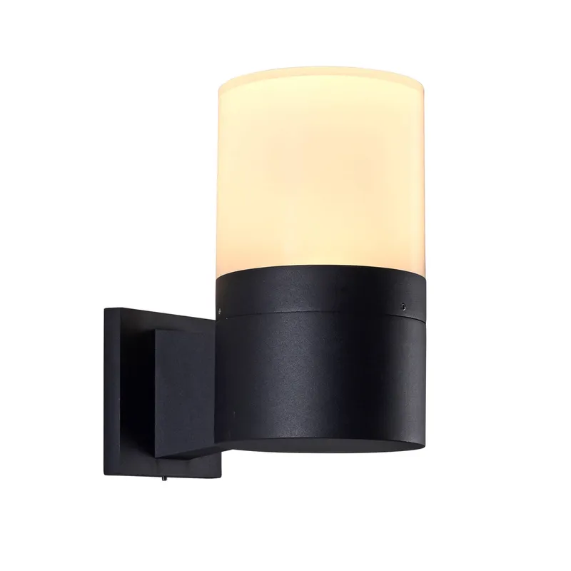 VONN 10" Modern VOW1754BL 5-Watt ETL Certified Integrated LED Outdoor Wall Sconce in Matte Black — VONN Lighting LED Wall Lights  