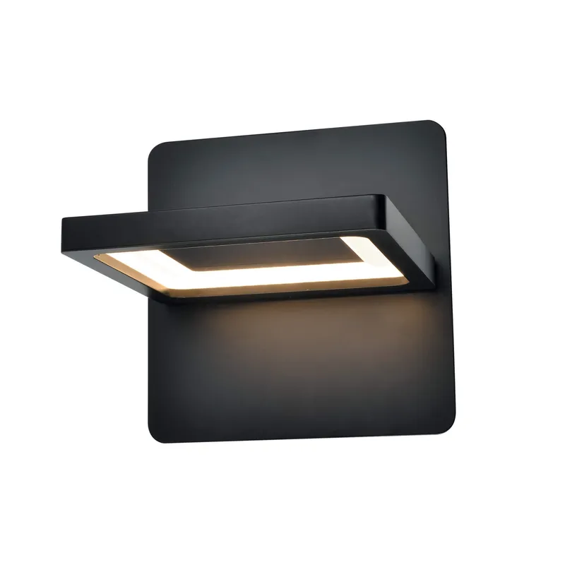 VONN Atria VMW17400BL 6" Rotative ETL Certified Integrated LED Wall Sconce Light Fixture in Black — VONN Lighting LED Wall Lights  