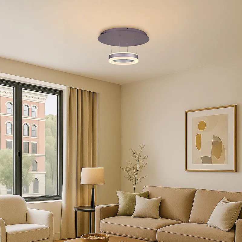 VONN Europa VHP26510ORB 11” WiFi-Enabled ETL Certified Tunable Color-Changing LED Pendant Ceiling Fixture — VONN Lighting LED Pendant Lights  3000K