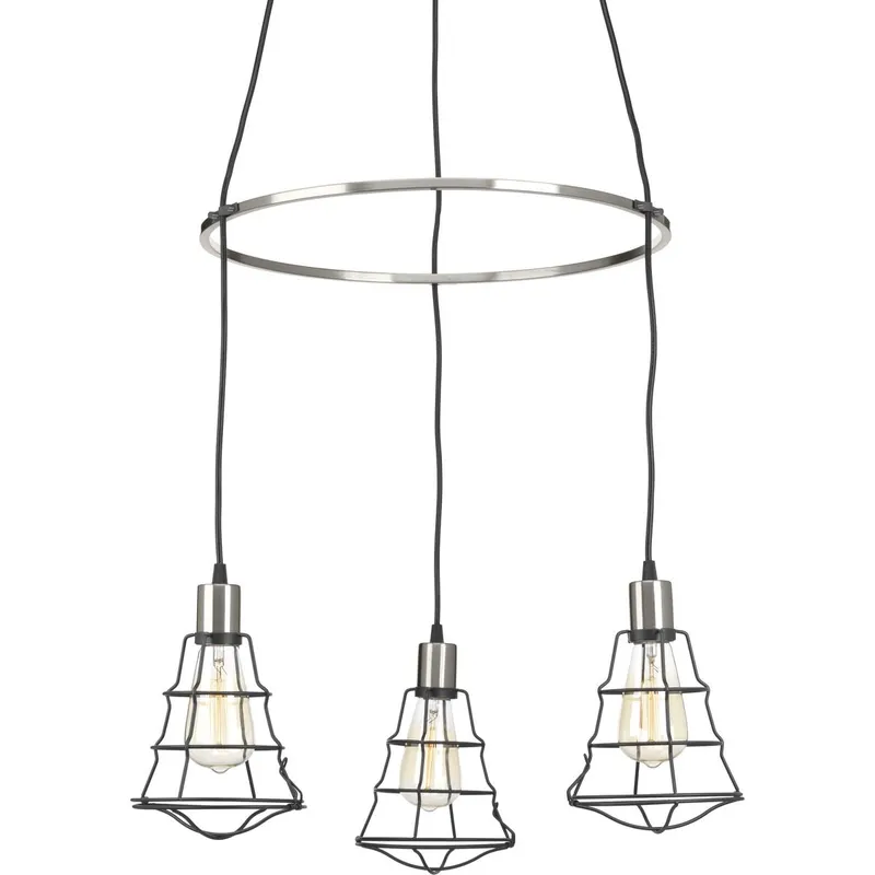 Gauge Collection Three-Light Chandelier — Progress Lighting LED Landscape Lights  
