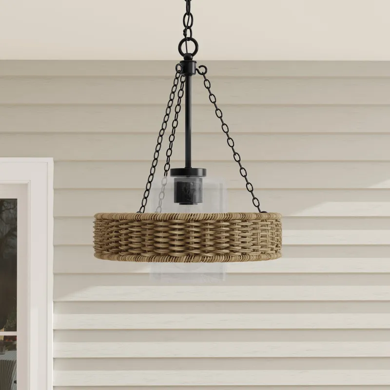 Pembroke Collection One-Light 18.5" Outdoor Pendant — Progress Lighting LED Landscape Lights  