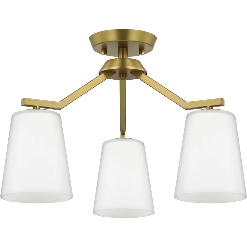 Vertex Collection Three-Light Etched White Convertible Chandelier — Progress Lighting LED Landscape Lights  