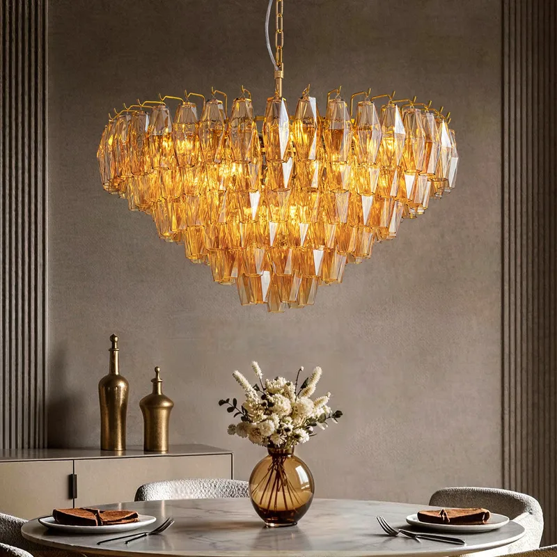 Aurora Modern Cascade Chandelier — Sofary Lighting LED Pendant Lights 40.0W 