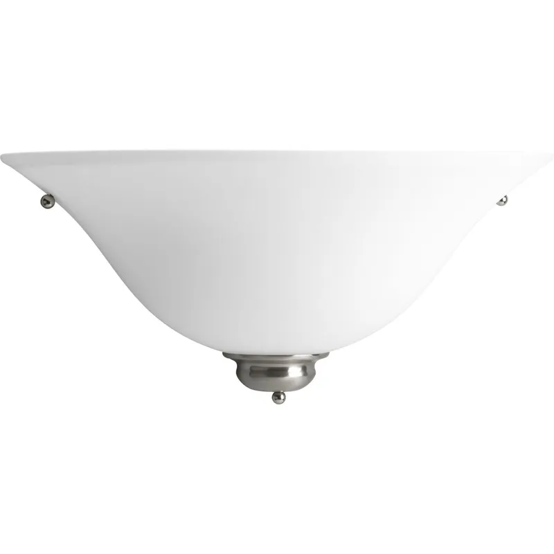 One-Light Etched Opal Glass Wall Sconce — Progress Lighting LED Wall Lights  