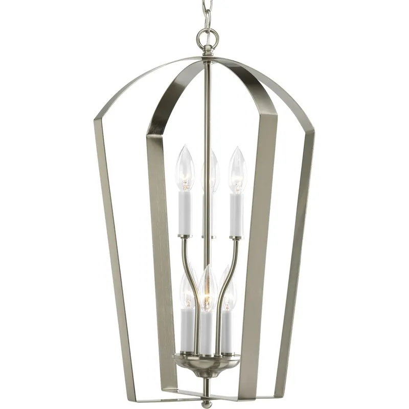 Gather Collection Six-Light Foyer Pendant — Progress Lighting LED Landscape Lights  