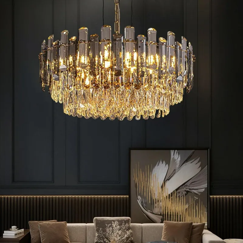 Cyrenia Luxury Crystal Chandelier — Sofary Lighting LED Pendant Lights 7.0W 