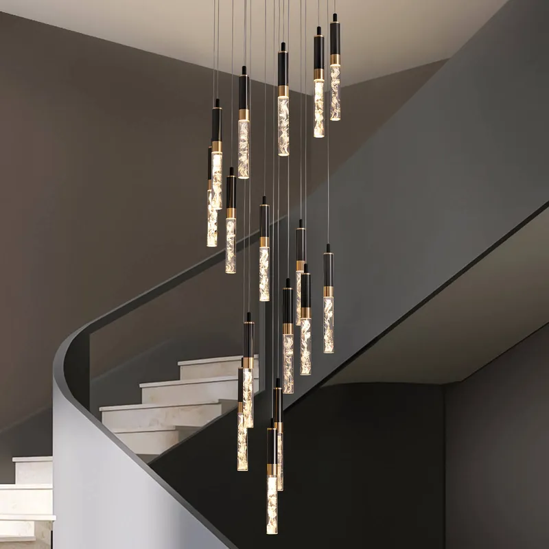 Liberty Modern Crystal Chandelier — Sofary Lighting LED Pendant Lights  3000K