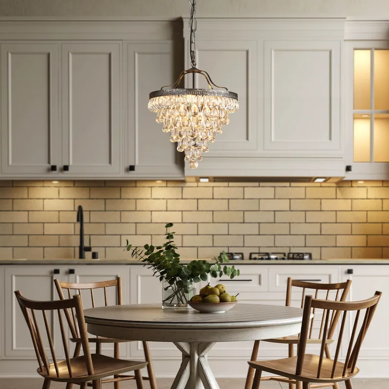 Modern Vintage Grape Crystal Chandelier — Sofary Lighting LED Pendant Lights 7.0W 
