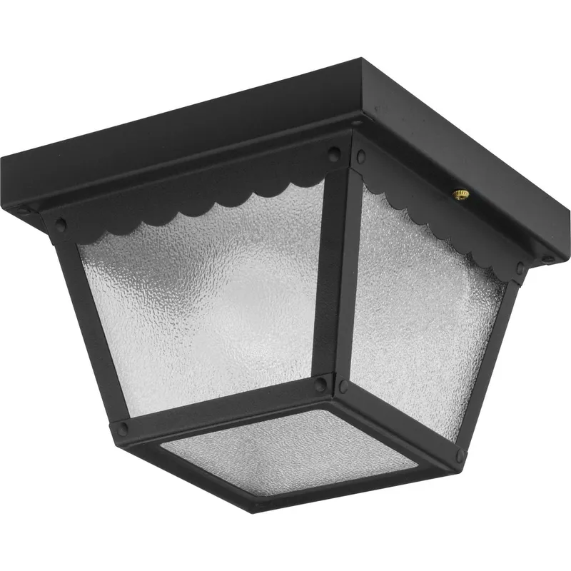 One-Light 7-1/2" Flush Mount for Indoor/Outdoor use — Progress Lighting LED Wall Lights  