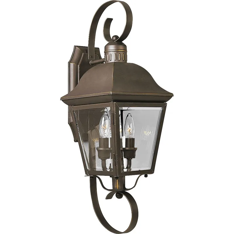 Andover Collection Two-Light Medium Wall Lantern — Progress Lighting LED Wall Lights  