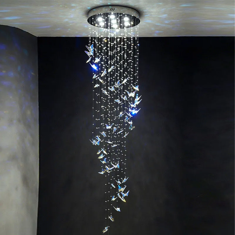 Butterfly Shape Crystal Chandelier - Ceiling Light — Sofary Lighting LED Pendant Lights 7.0W 