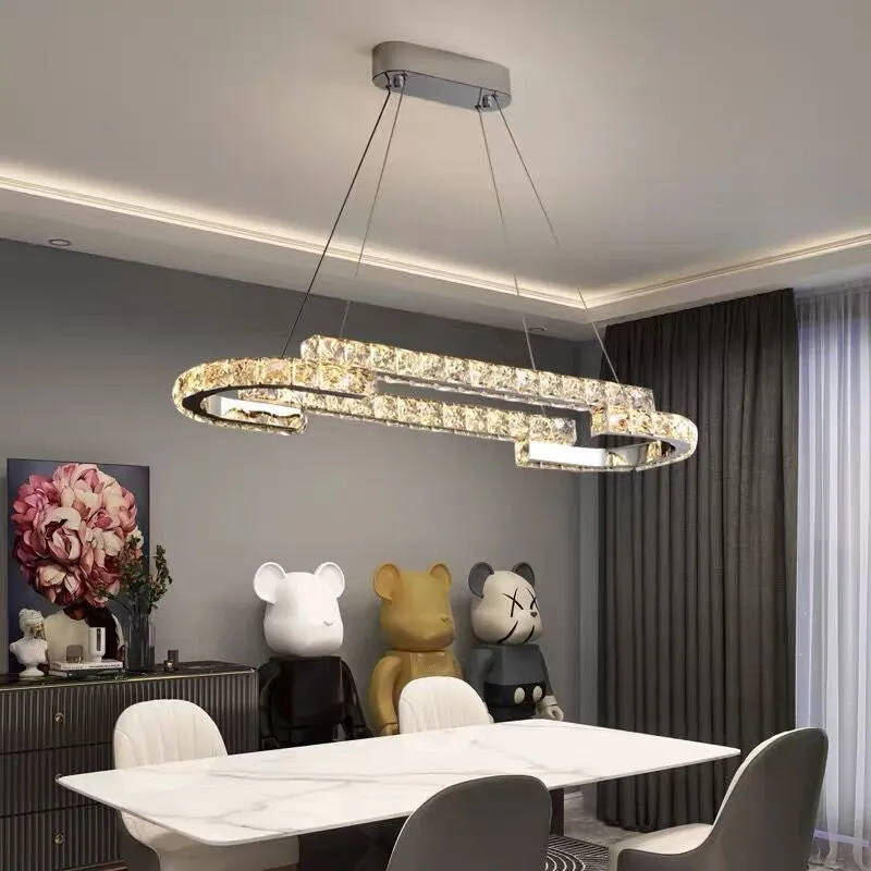 One Ring Oval  LED Chandelier — Sofary Lighting LED Pendant Lights 38.0W 3000K