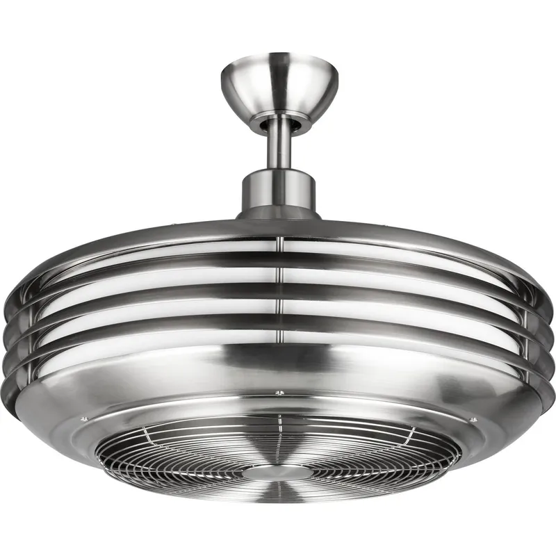 Sanford 24" Enclosed Indoor/Outdoor Ceiling Fan with LED Light — Progress Lighting LED Post Top Lights  