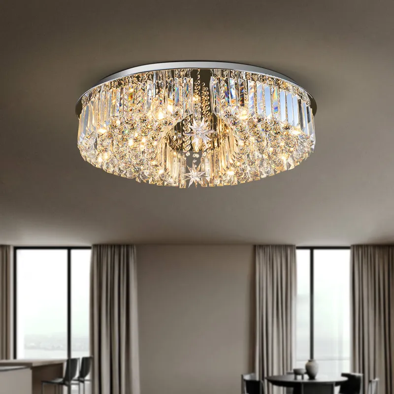 Elegant Moons and Stars Crystal  Chandelier - Ceiling Light — Sofary Lighting LED Pendant Lights 7.0W 