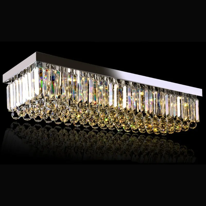 Rectangular Raindrop Crystal Chandelier - Ceiling Light — Sofary Lighting LED Pendant Lights 7.0W 