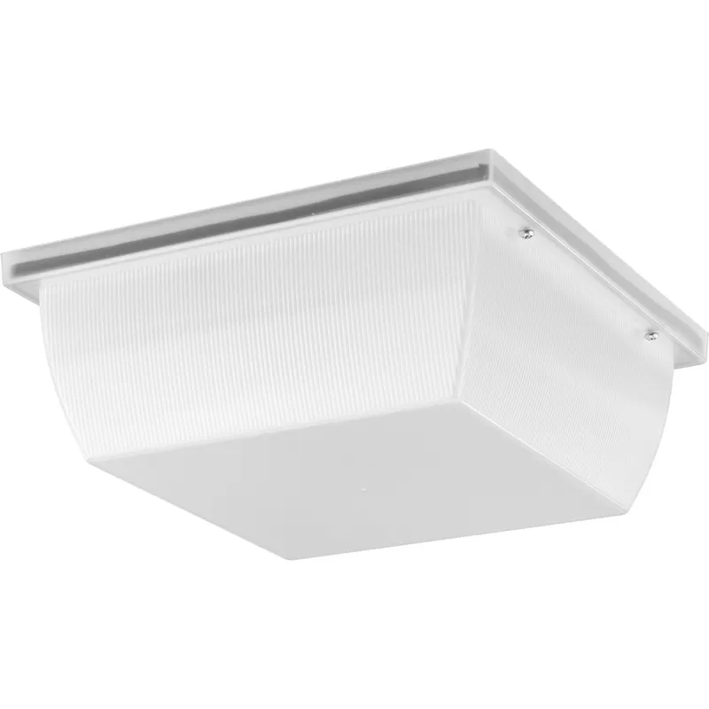 Hard Nox Collection 12" Square Flush Mount Light — Progress Lighting LED Post Top Lights  