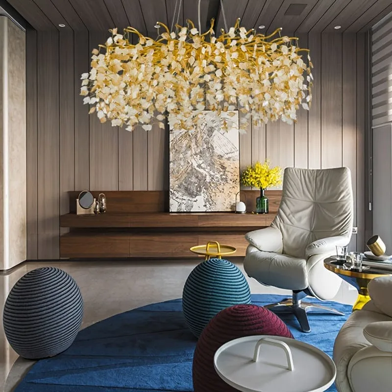 Kelie Art Deco Crystal Chandelier — Modern Chandelier LED Pendant Lights  