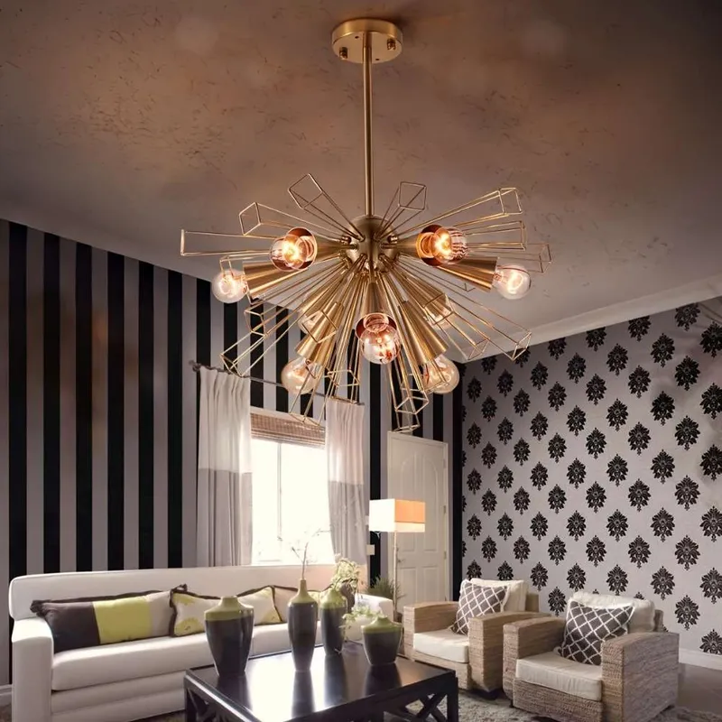 Ryan Sputnik Style Chandelier — Modern Chandelier LED Pendant Lights  