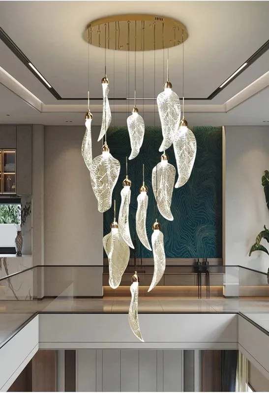 Noah Large Stairwell Chandelier — Modern Chandelier LED Pendant Lights  3000K