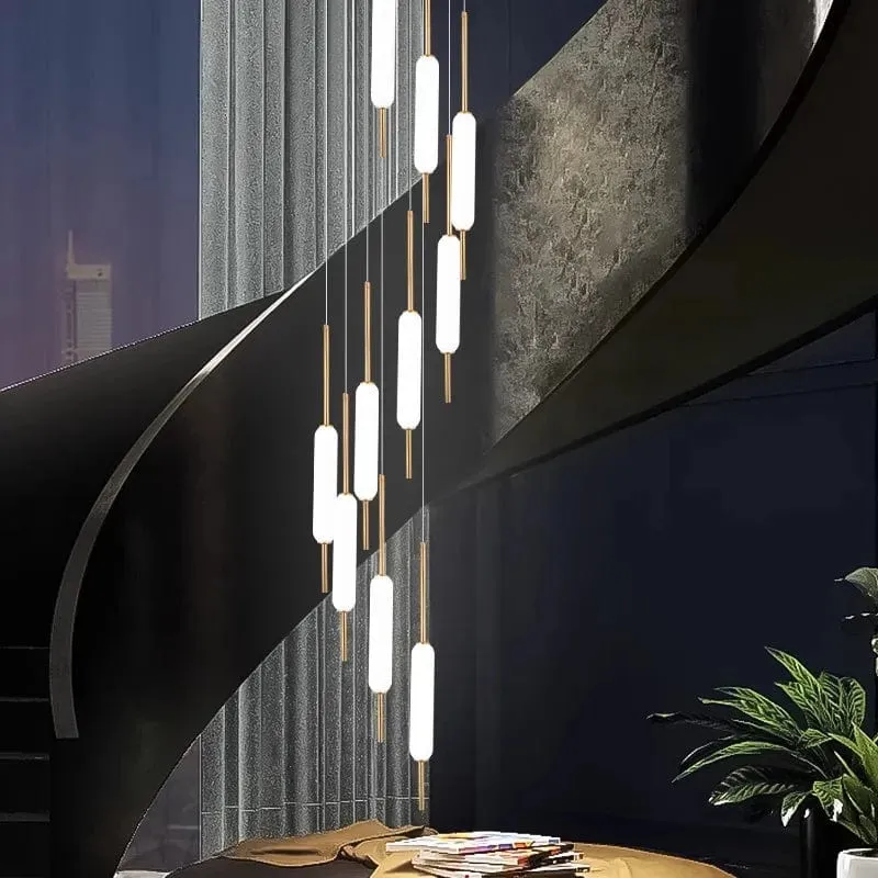 Mark Led Staircase Chandelier — Modern Chandelier LED Pendant Lights  3000K