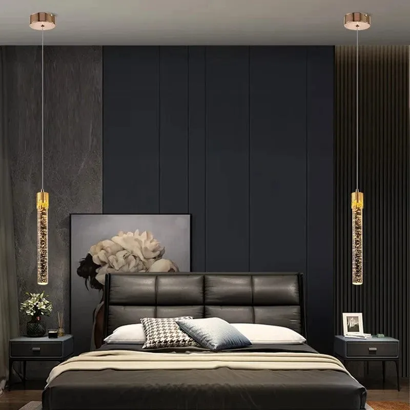 Angel Crystal Bedside Pendant Light — Modern Chandelier LED Pendant Lights  3000K