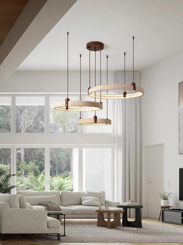 Joy Modern Natural Stone Chandelier — Modern Chandelier LED Pendant Lights  3000K