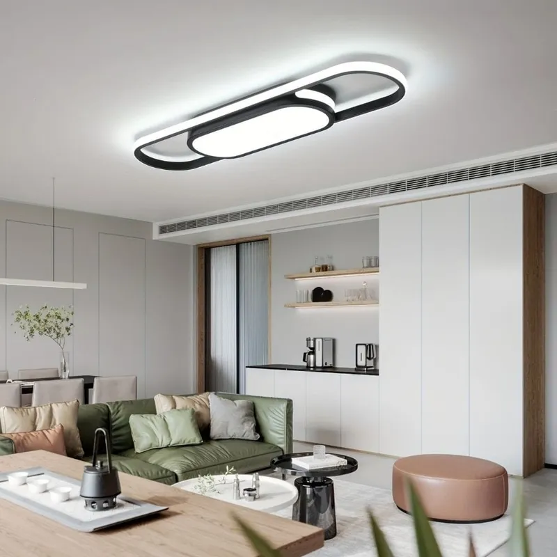 Modern LED Linear Ceiling Light — Modern Chandelier LED Linear Lights  3000K