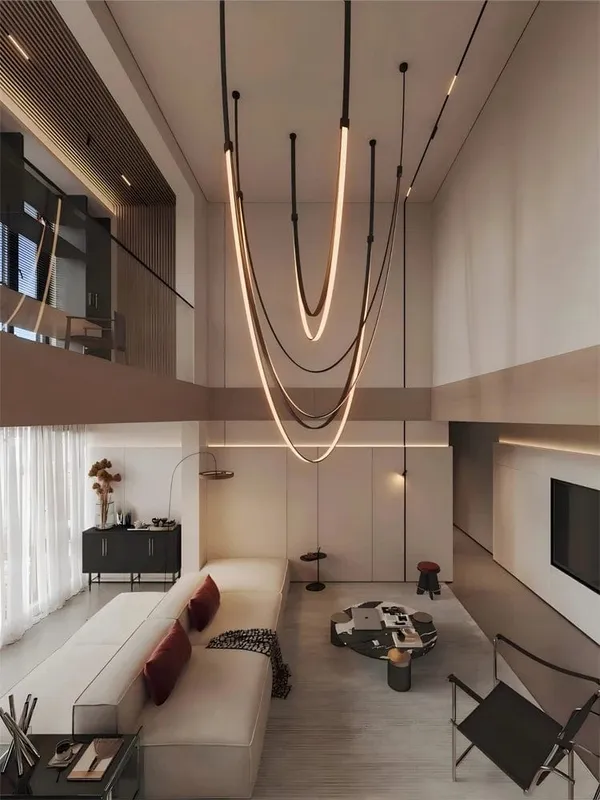 Gale Leather Belt Chandelier — Modern Chandelier LED Pendant Lights  