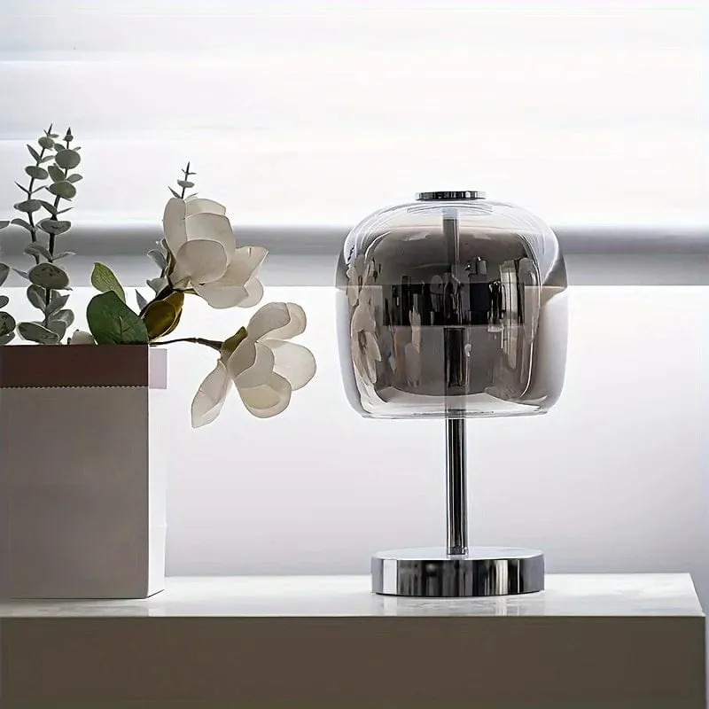 Viva Modern Smoke Glass Table Lamp — Modern Chandelier LED General Lighting  
