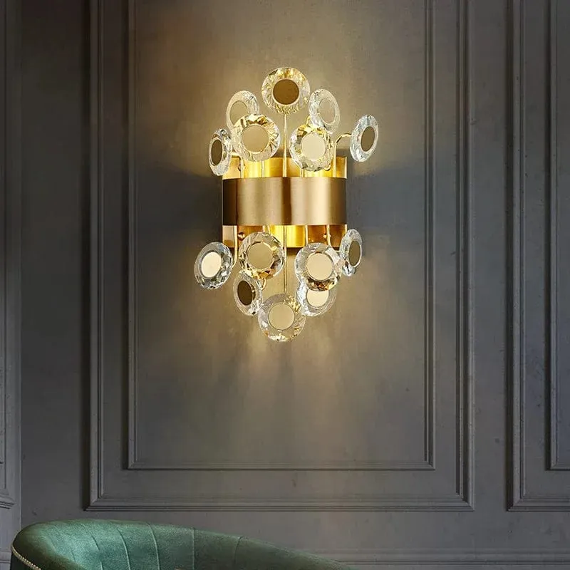 Bryce Led Crystal Wall Sconce — Modern Chandelier LED Wall Lights  3000K