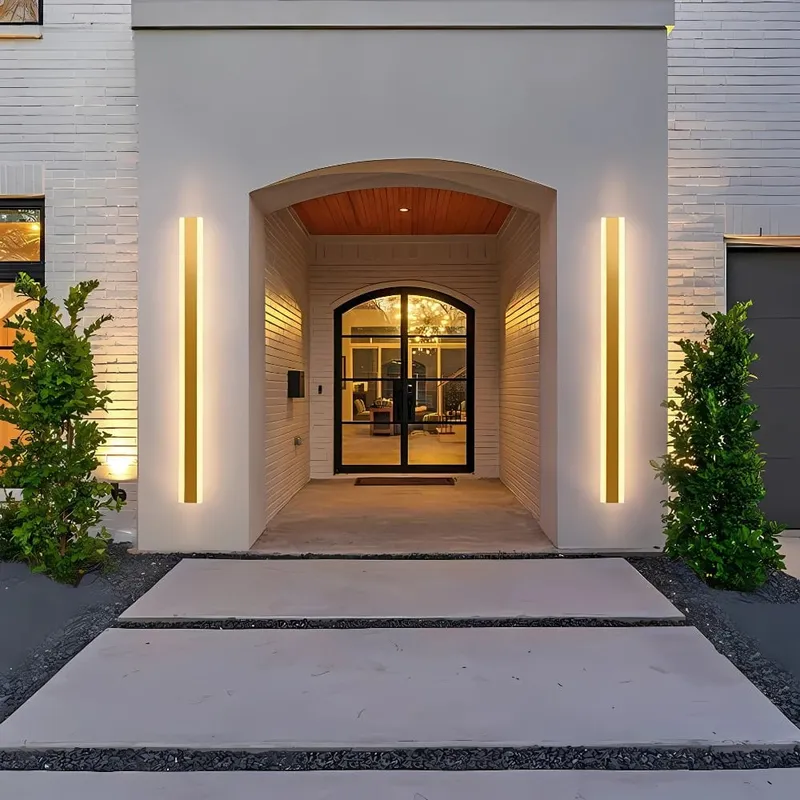 Glacia Long Outdoor Wall Sconce — Modern Chandelier LED Wall Lights  3000K
