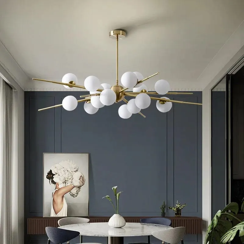 Ray Modern Sputnik Chandelier — Modern Chandelier LED Pendant Lights  3000K