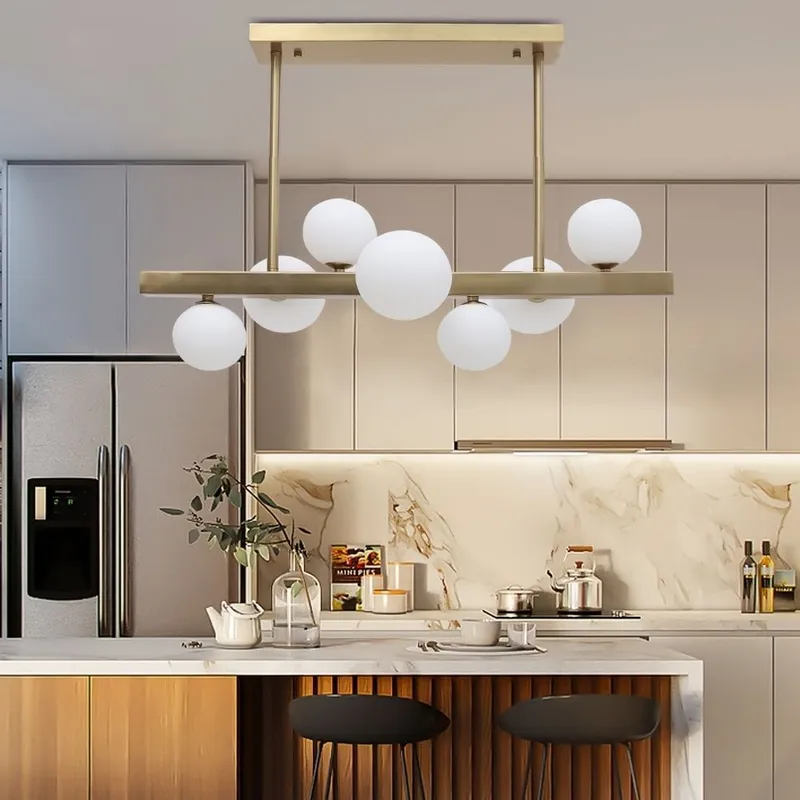 Ay Modern Linear Kitchen Island Light — Modern Chandelier LED Linear Lights  
