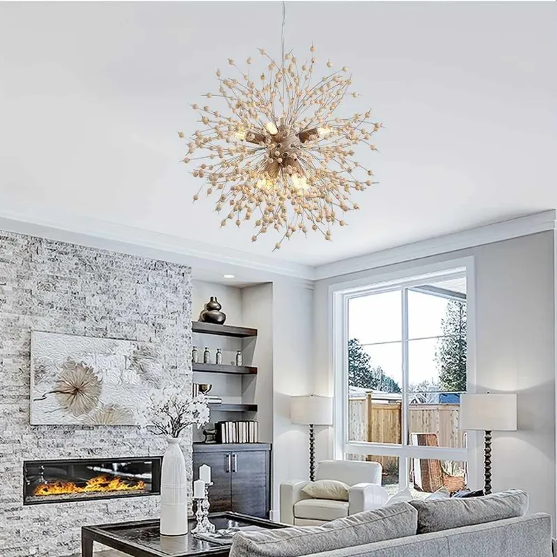 8-Light Sputnik Chandelier — Modern Chandelier LED Pendant Lights  