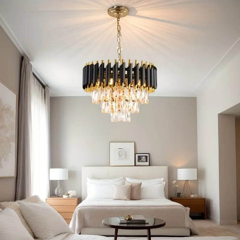 Adenn Crystal Pendant Chandelier — Modern Chandelier LED Pendant Lights  
