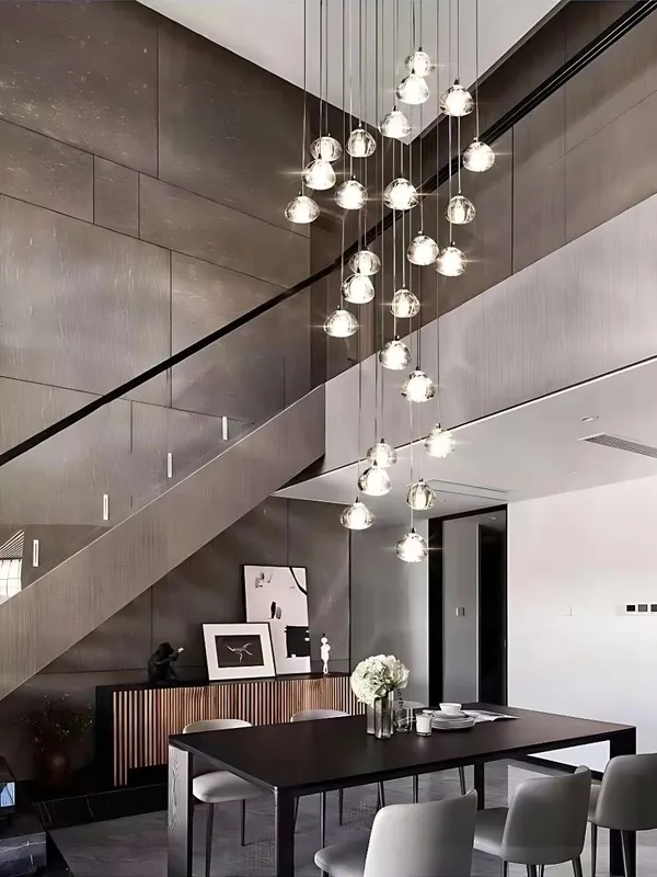 Emma Crystal Staircase Chandelier — Modern Chandelier LED Pendant Lights  3000K