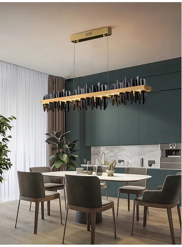Sophia Minimalist Dining Room Chandelier — Modern Chandelier LED Pendant Lights  3000K