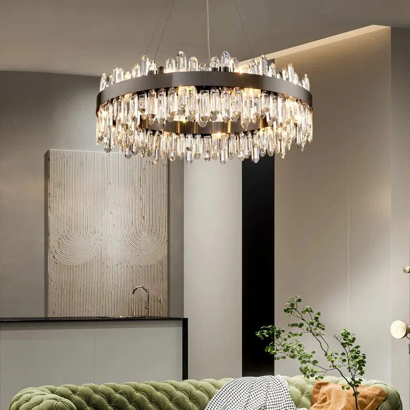 Aubrey Luxury Crystal Chandelier — Modern Chandelier LED Pendant Lights  3000K