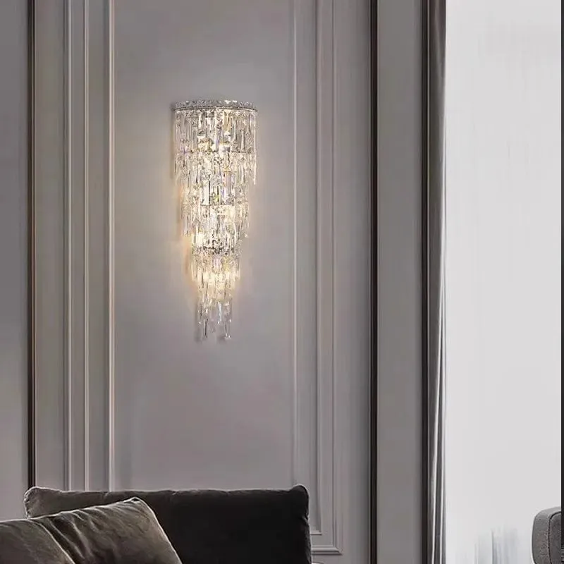 Cyra Modern Crystal Wall Lamp — Modern Chandelier LED Wall Lights  3000K