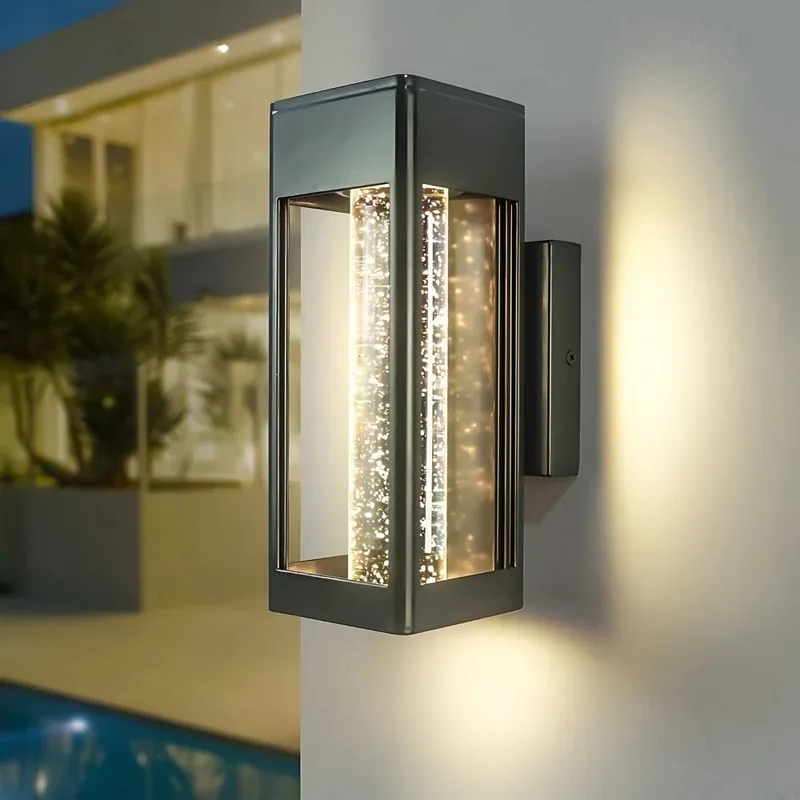 Caris Modern Outdoor Wall Sconce — Modern Chandelier LED Wall Lights  3000K