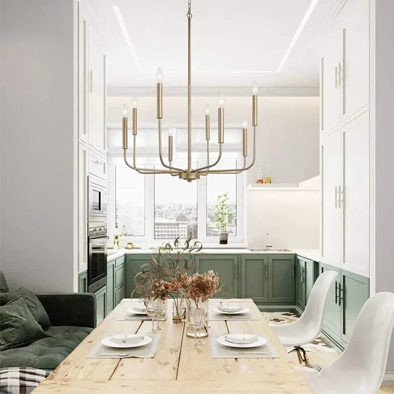 Lissa Rustic Iron Chandelier — Modern Chandelier LED Pendant Lights  3000K