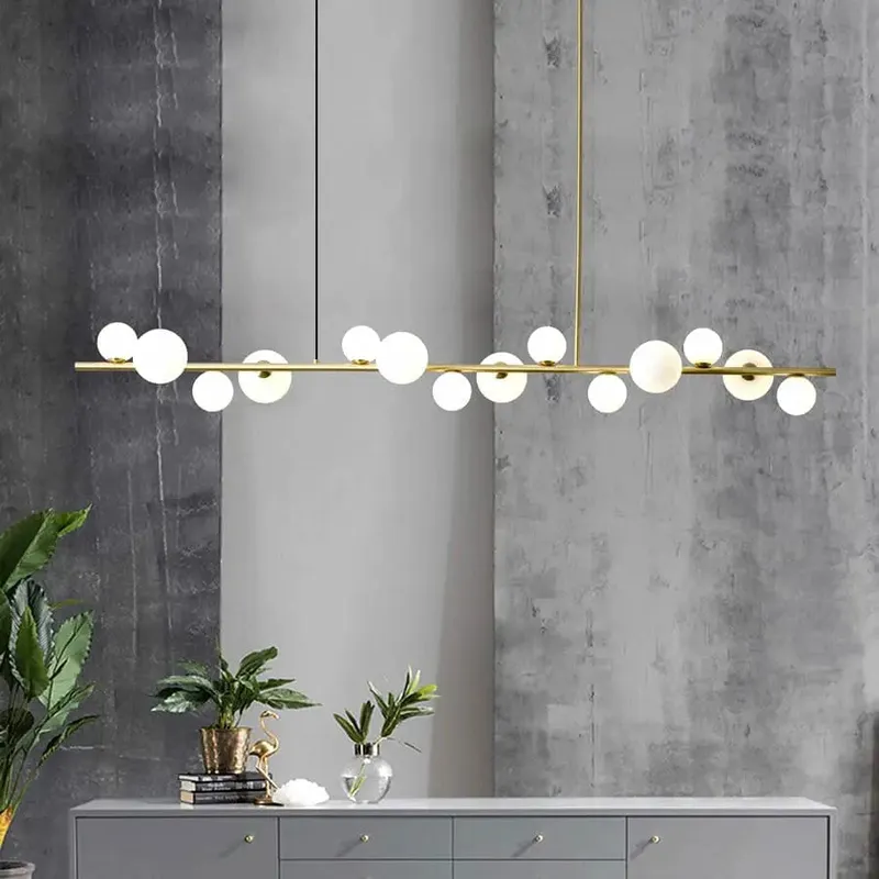 Haven Linear Bubble Chandelier — Modern Chandelier LED Linear Lights  3000K