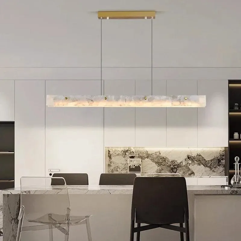 Misty Linear Kitchen Chandelier — Modern Chandelier LED Linear Lights  