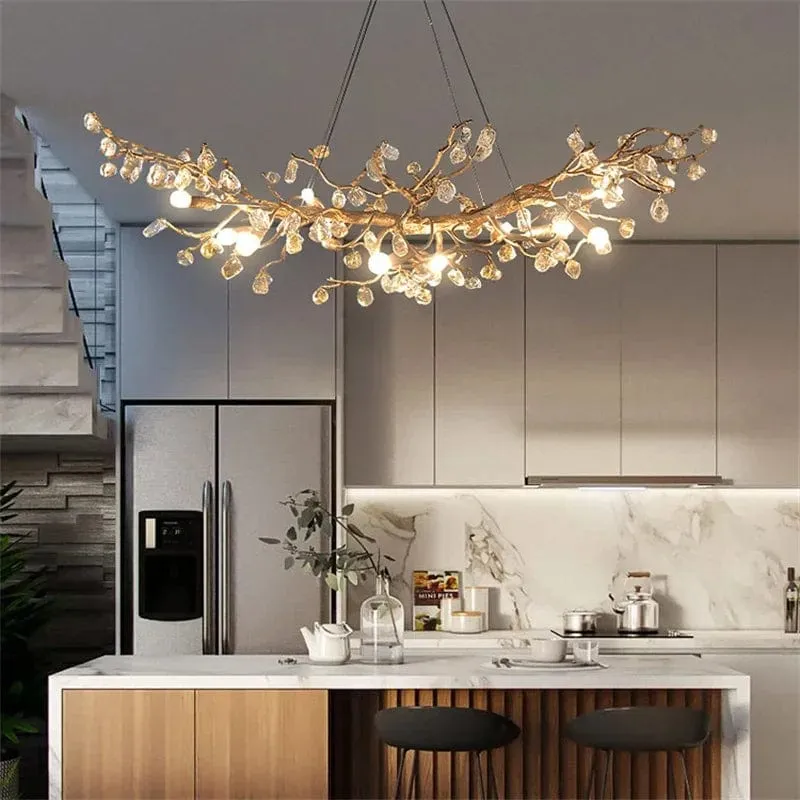 Nadia Rustic Branch Chandelier — Modern Chandelier LED Pendant Lights  3000K